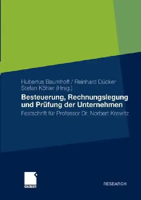 Cover of Besteuerung, Rechnungslegung Und Prüfung Der Unternehmen