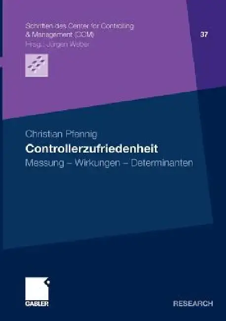 Cover of Controllerzufriedenheit