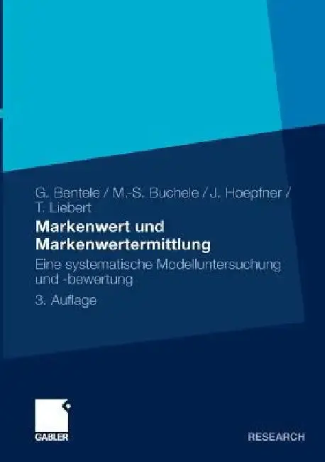 Cover of Markenwert Und Markenwertermittlung