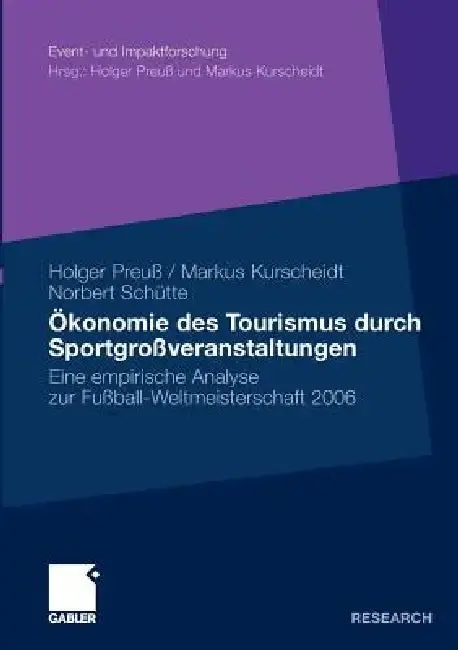 Cover of Ökonomie Des Tourismus Durch Sportgroßveranstaltungen