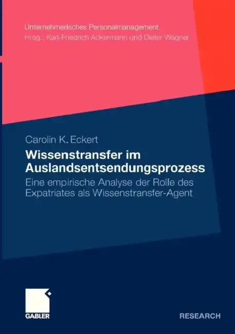 Cover of Wissenstransfer Im Auslandsentsendungsprozess
