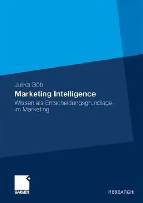 Cover of Marketing Intelligence
