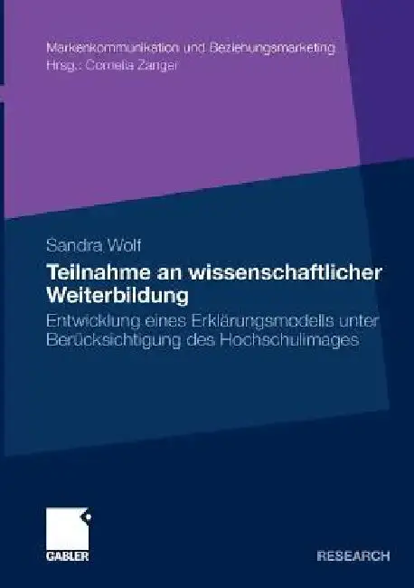Cover of Teilnahme an Wissenschaftlicher Weiterbildung