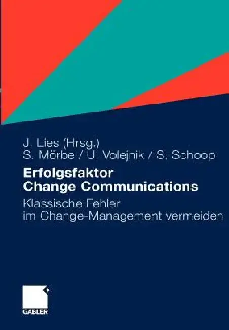 Cover of Erfolgsfaktor Change Communications