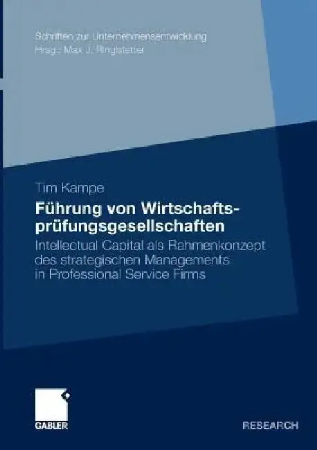 Cover of Führung Von Wirtschaftsprüfungsgesellschaften