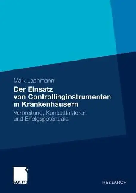Cover of Der Einsatz Von Controllinginstrumenten in Krankenhäusern