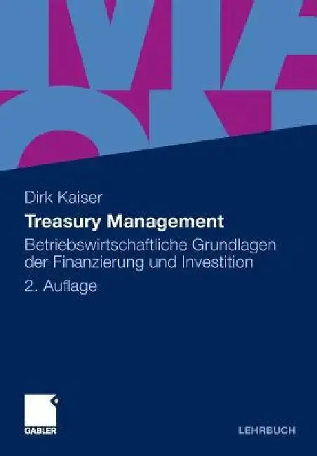 Cover of Treasury Management