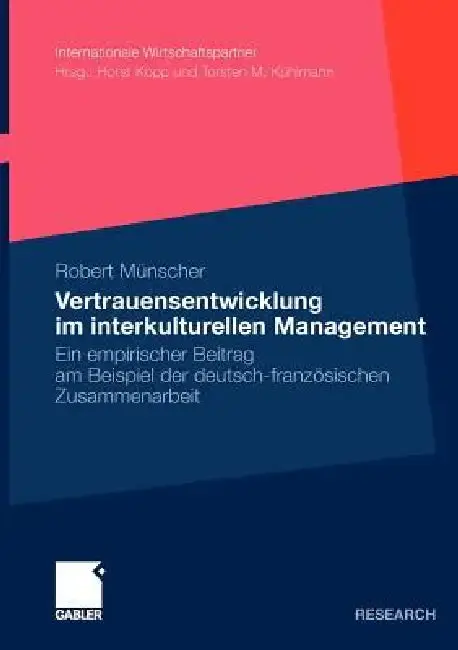 Cover of Vertrauensentwicklung Im Interkulturellen Management