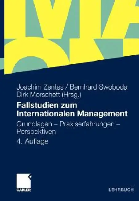 Cover of Fallstudien Zum Internationalen Management