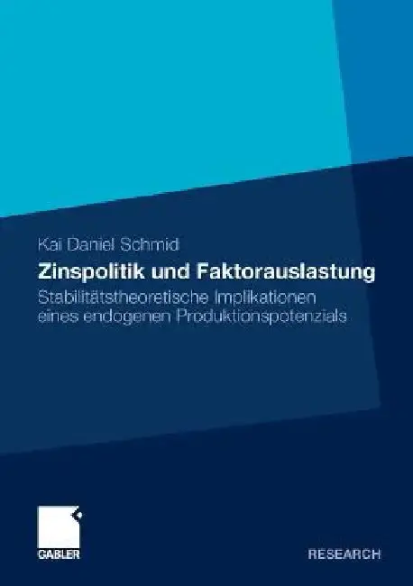 Cover of Zinspolitik Und Faktorauslastung