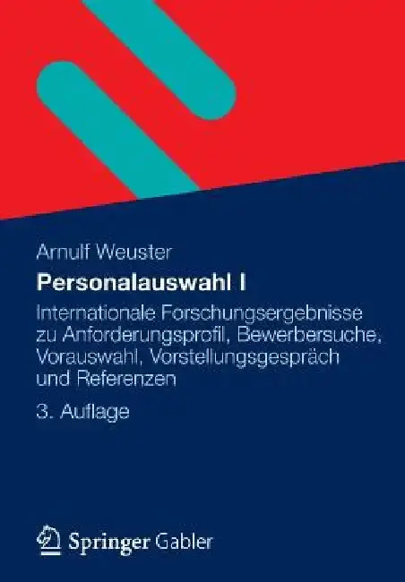 Cover of Personalauswahl I