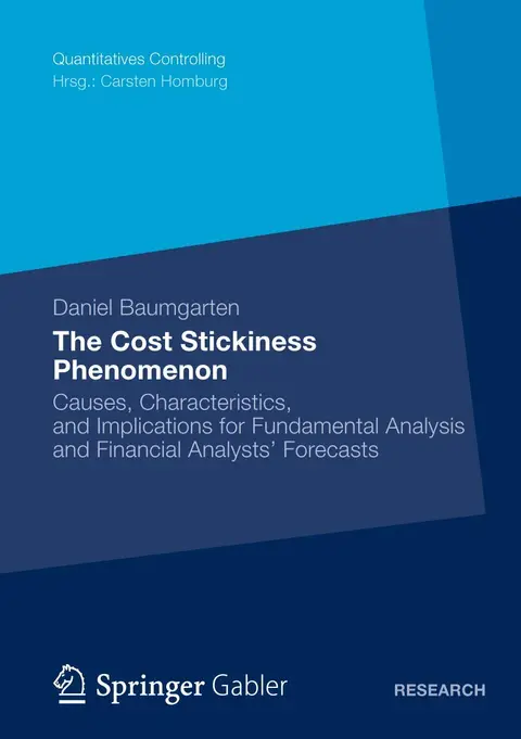 Cover of The Cost Stickiness Phenomenon