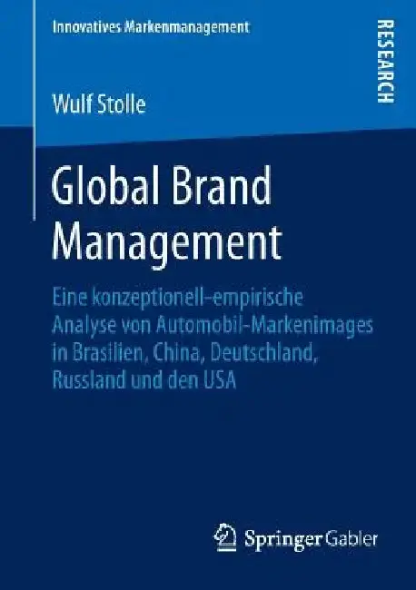 Cover of Global Brand Management