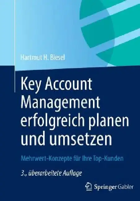 Cover of Key Account Management Erfolgreich Planen Und Umsetzen