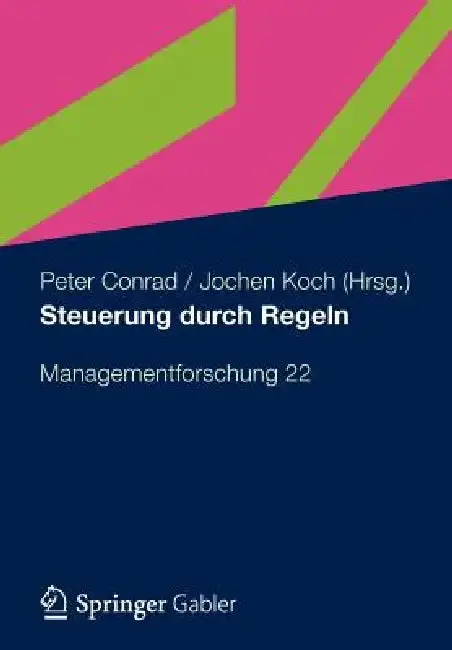 Cover of Steuerung Durch Regeln