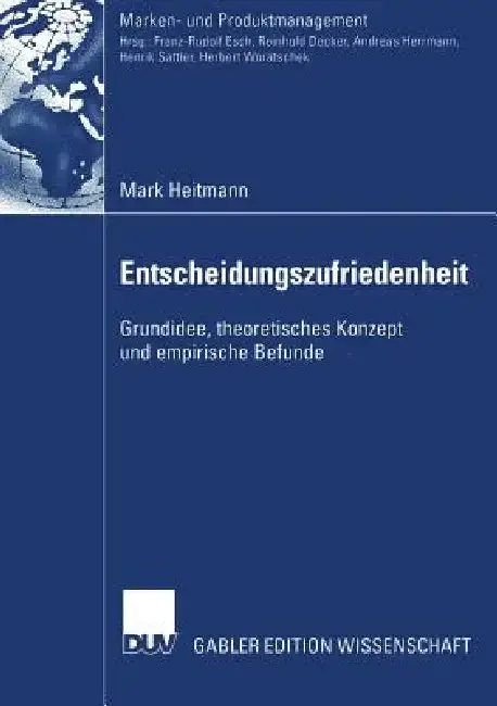 Cover of Entscheidungszufriedenheit