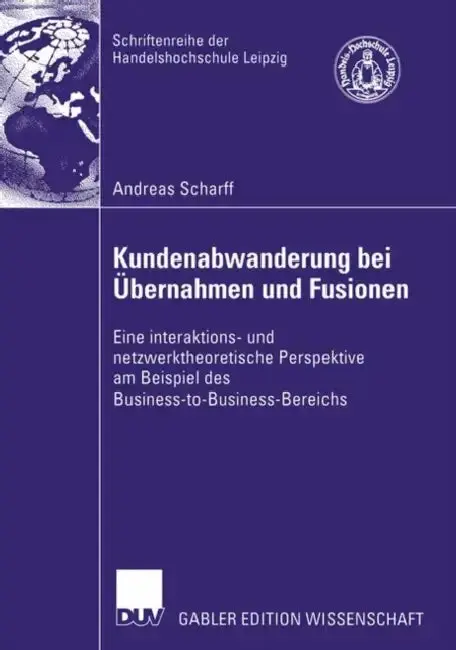 Cover of Kundenabwanderung Bei Übernahmen Und Fusionen