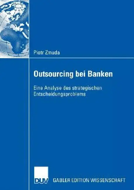 Cover of Outsourcing Bei Banken
