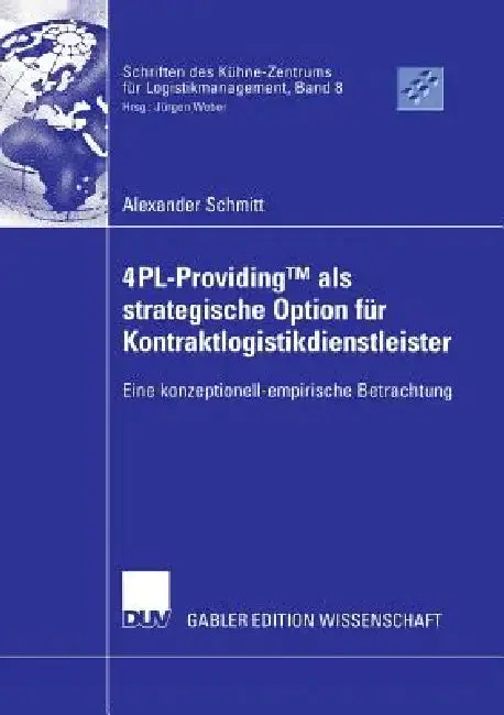 Cover of 4pl-Providingtm ALS Strategische Option Für Kontraktlogistikdienstleister