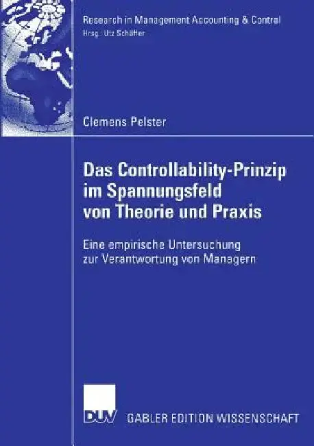Cover of Das Controllability-Prinzip Im Spannungsfeld Von Theorie Und PRAXIS