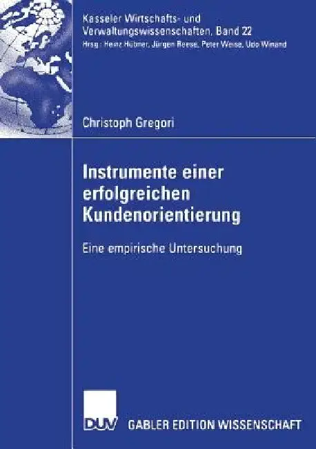 Cover of Instrumente Einer Erfolgreichen Kundenorientierung