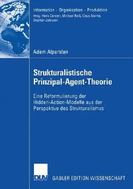 Cover of Strukturalistische Prinzipal-Agent-Theorie