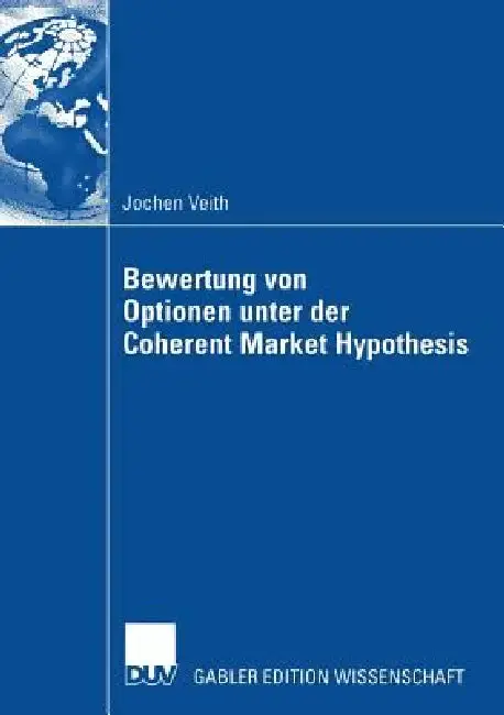 Cover of Bewertung Von Optionen Unter Der Coherent Market Hypothesis