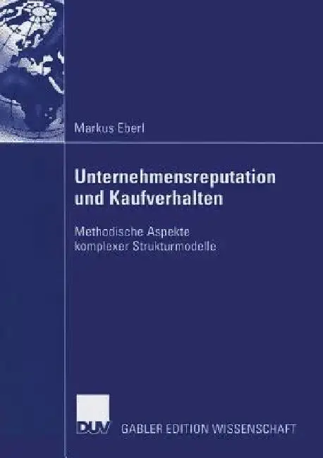 Cover of Unternehmensreputation Und Kaufverhalten
