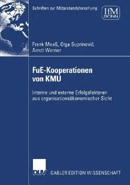 Cover of Fue-Kooperationen Von Kmu