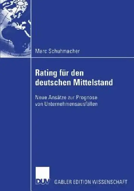 Cover of Bankinterne Rating-Systeme Basierend Auf Bilanz- Und Guv-Daten Für Deutsche Mittelständische Unternehmen