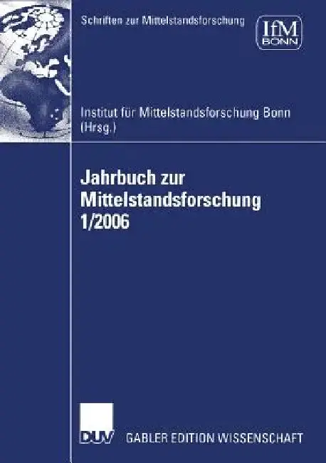 Cover of Jahrbuch Zur Mittelstandsforschung 1/2006