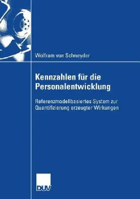 Cover of Kennzahlen Für Die Personalentwicklung
