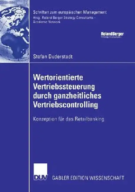 Cover of Wertorientierte Vertriebssteuerung Durch Ganzheitliches Vertriebscontrolling