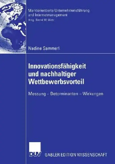 Cover of Innovationsfähigkeit Und Nachhaltiger Wettbewerbsvorteil