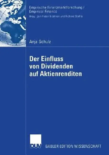 Cover of Der Einfluss Von Dividenden Auf Aktienrenditen
