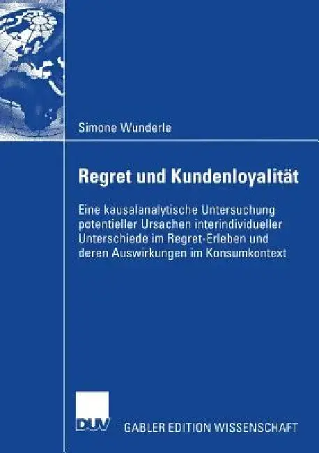 Cover of Regret Und Kundenloyalität
