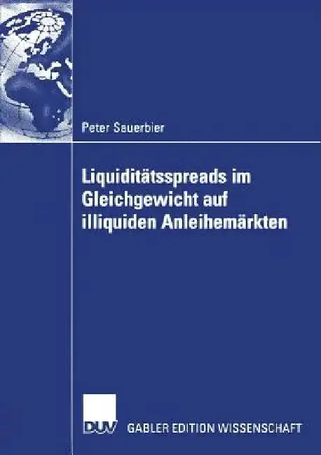 Cover of Liquiditätsspreads Im Gleichgewicht Auf Illiquiden Anleihemärkten