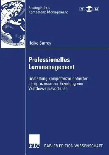 Cover of Professionelles Lernmanagement