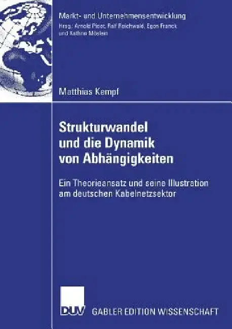 Cover of Strukturwandel Und Die Dynamik Von Abhängigkeiten