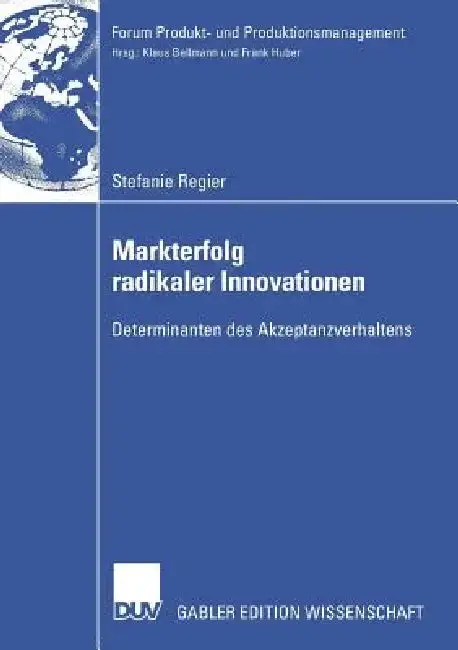 Cover of Markterfolg Radikaler Innovationen