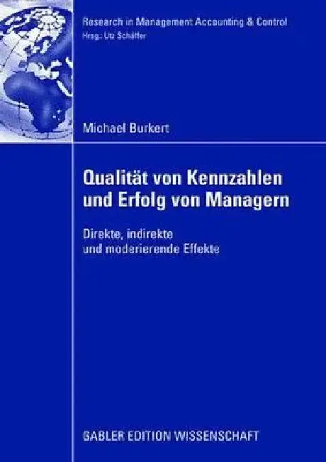 Cover of Qualität Von Kennzahlen Und Erfolg Von Managern