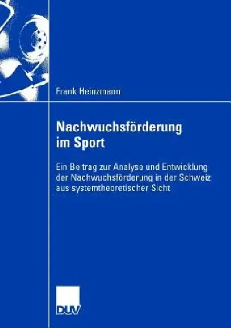 Cover of Nachwuchsförderung Im Sport
