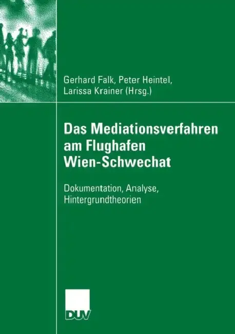 Cover of Das Mediationsverfahren Am Flughafen Wien-Schwechat