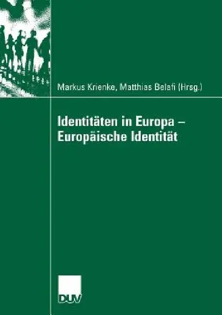 Cover of Identitäten in Europa - Europäische Identität