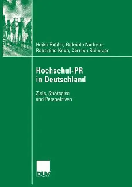 Cover of Hochschul-PR in Deutschland