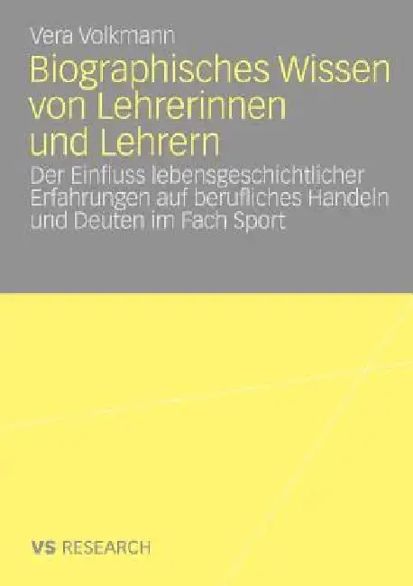 Cover of Biographisches Wissen Von Lehrerinnen Und Lehrern