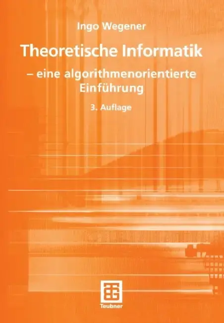 Cover of Theoretische Informatik