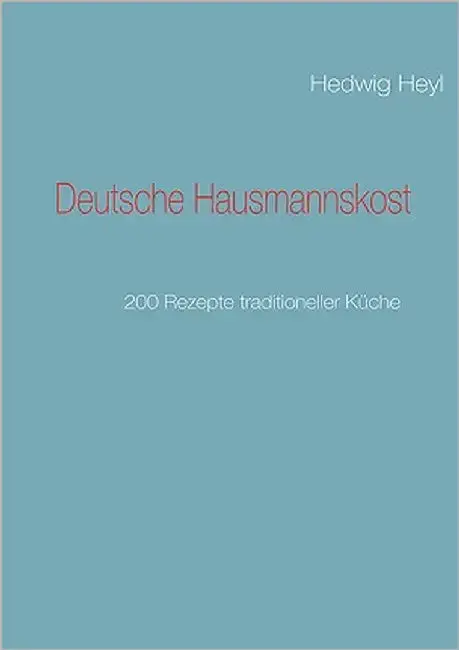 Cover of Deutsche Hausmannskost