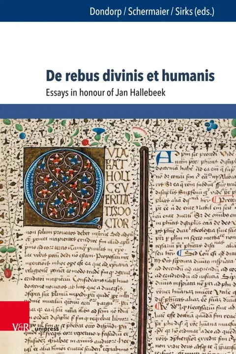 Cover of De rebus divinis et humanis