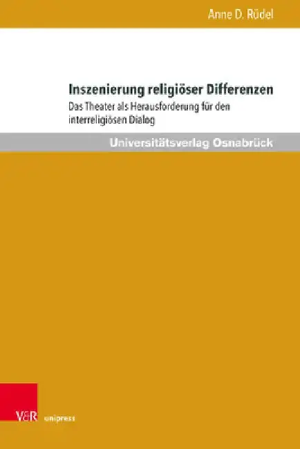 Cover of Inszenierung Religioser Differenzen